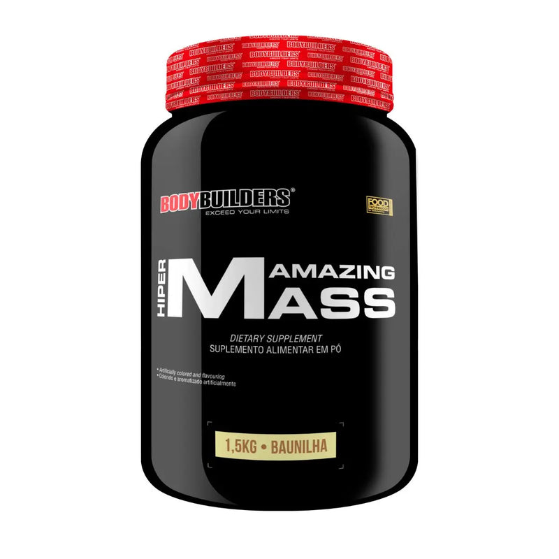 Hypercaloric Hyper Amazing Mass 1,5kg - Bodybuilders Hypercaloric Mass for Weight Gain